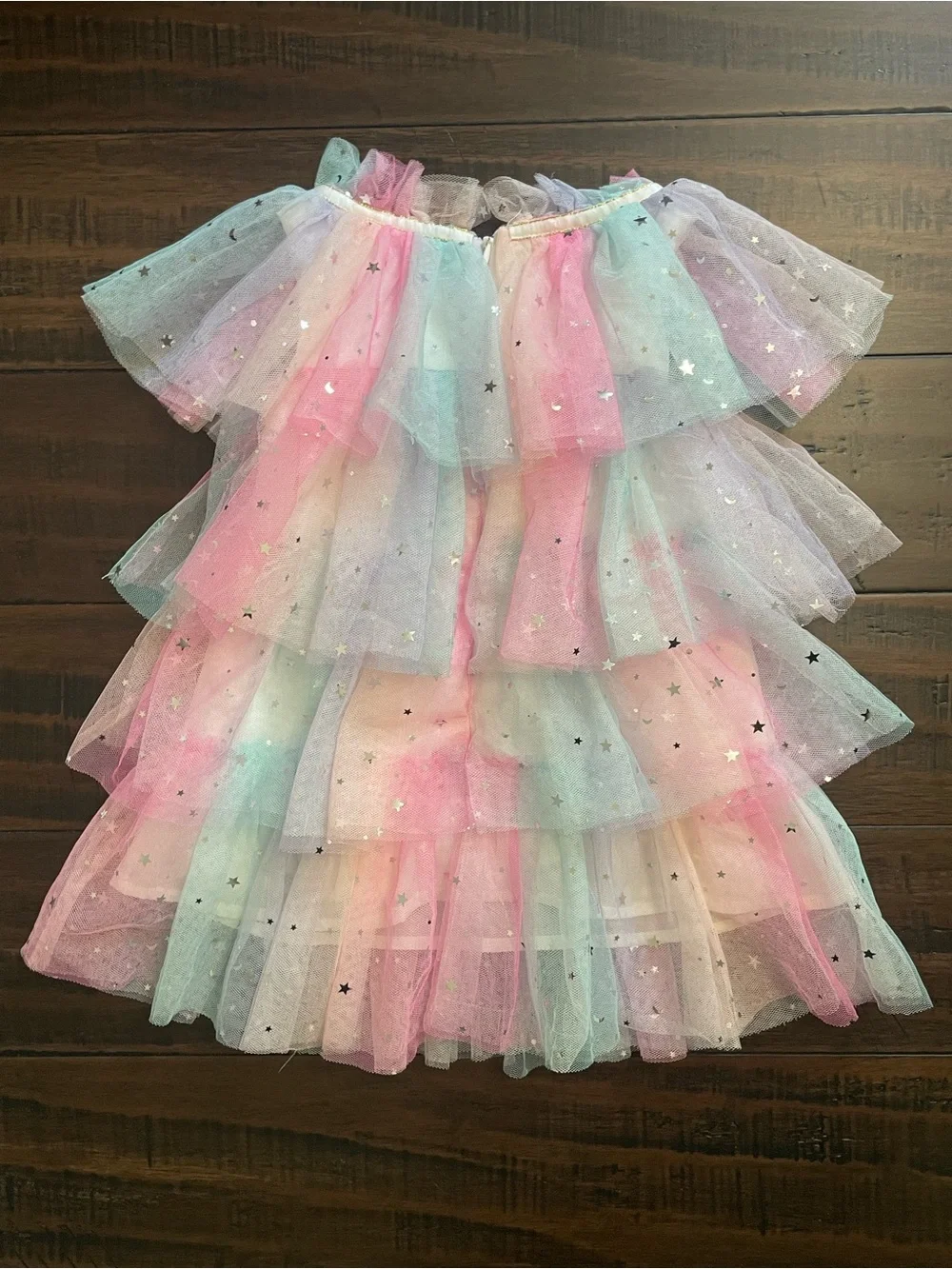 Lola + The Boys Sunset Stars Tulle Dress